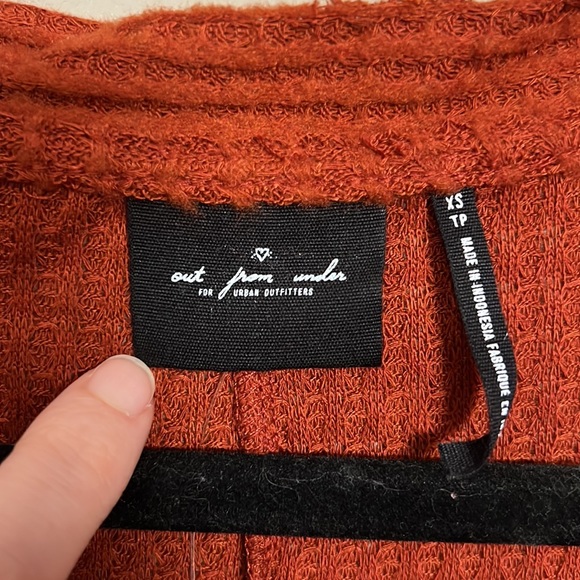 NWT Urban Outfitters Out From Under Terracota Waffle Weave Romper/Sleep Oversize - Picture 2 of 6